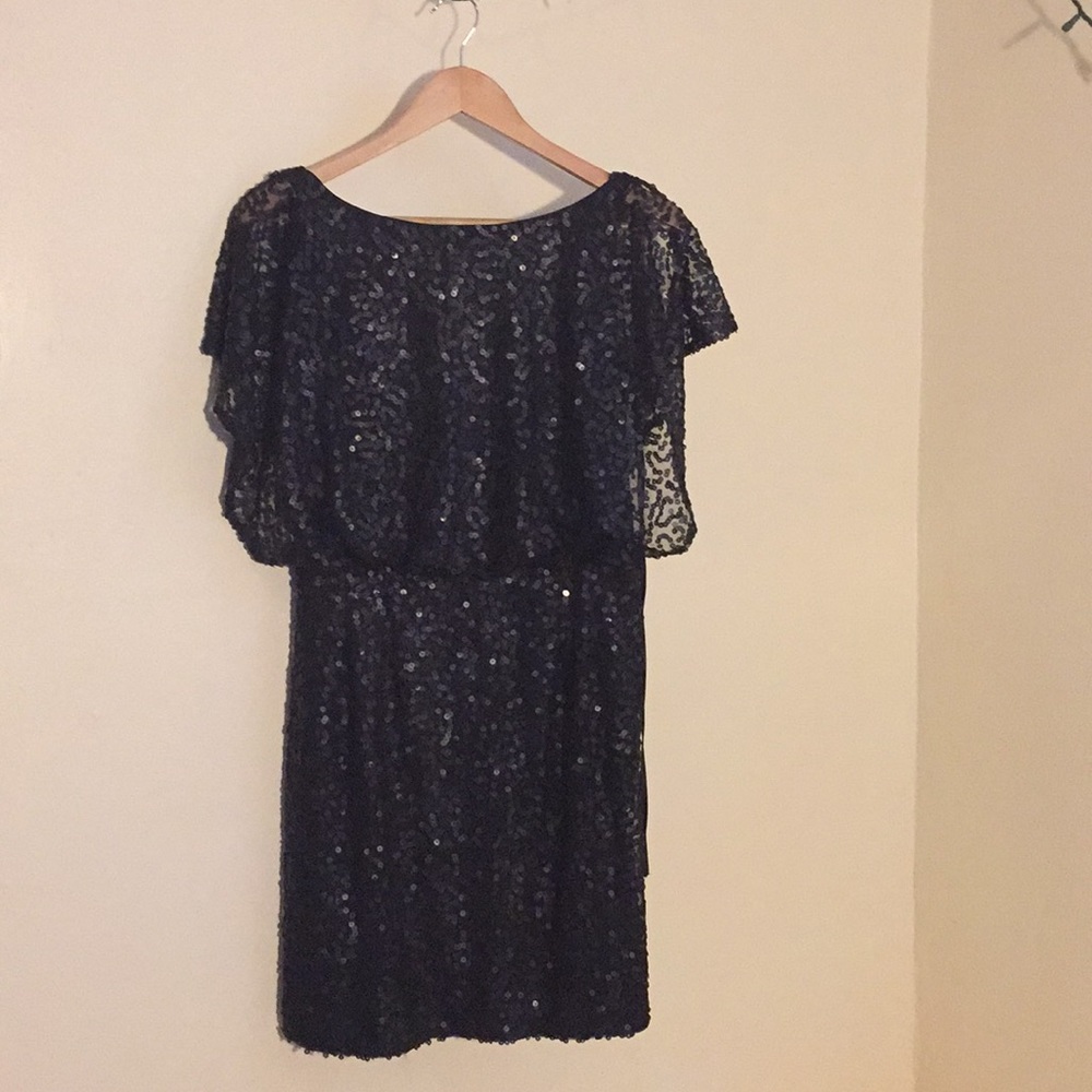 Black Sequin Dress